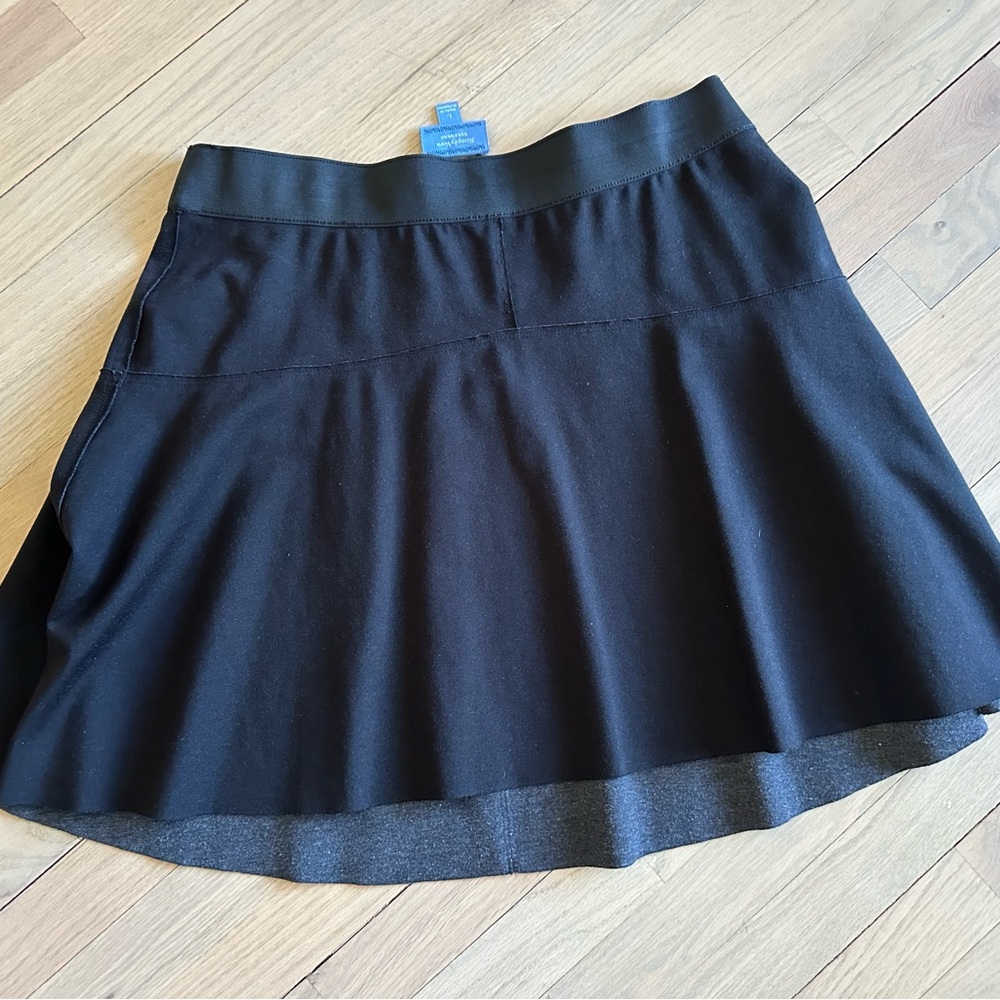 Simply Vera Vera Wang REVERSIBLE Black & Gray Skater Skirt